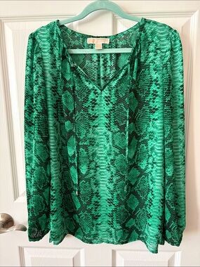 MICHAEL Michael Kors Green Blouse